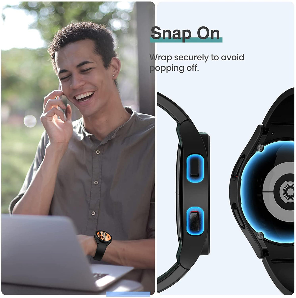 Tempered Glass Watch Case For Samsung