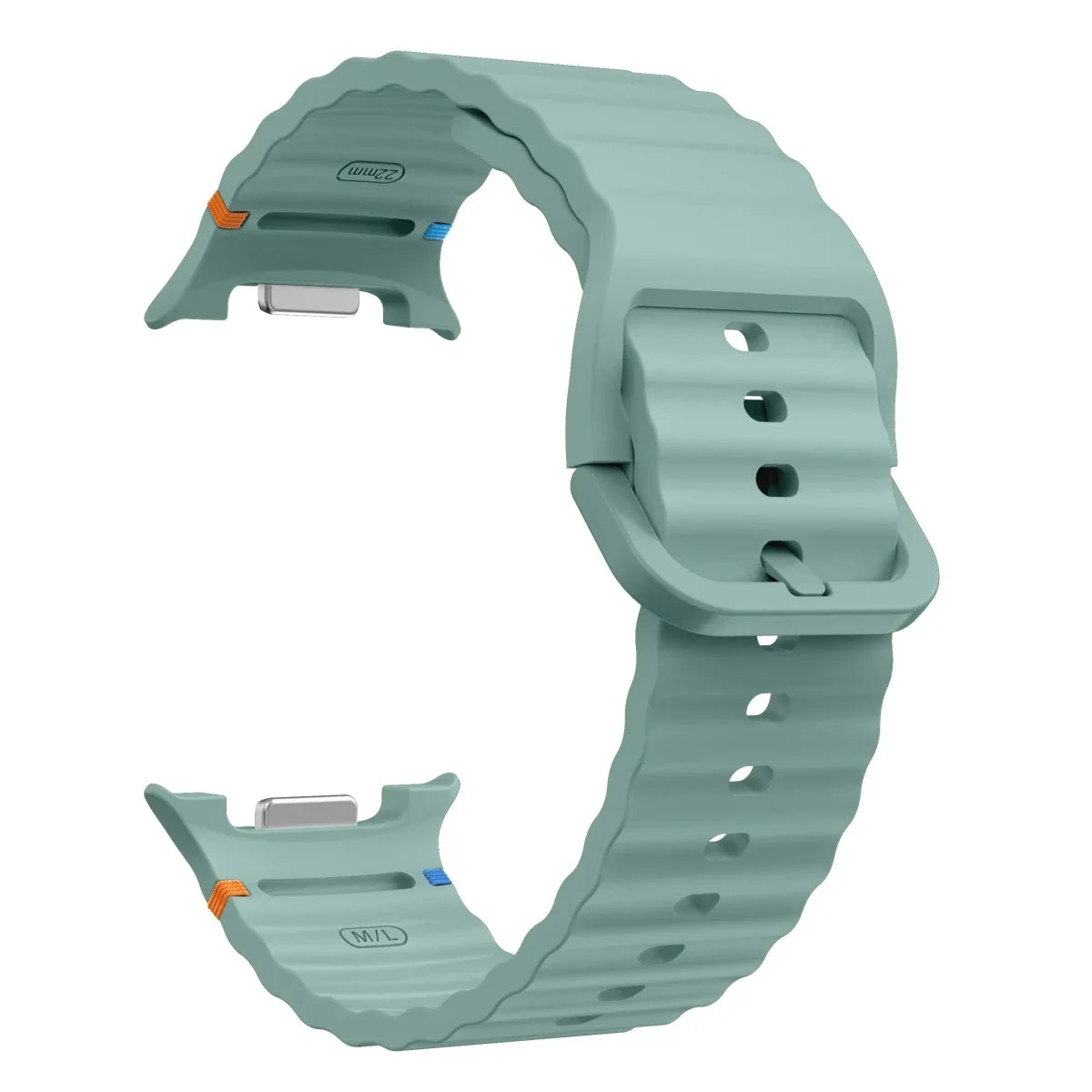 Silicone Sports Band For Samsung Watch 8 - Pine Green