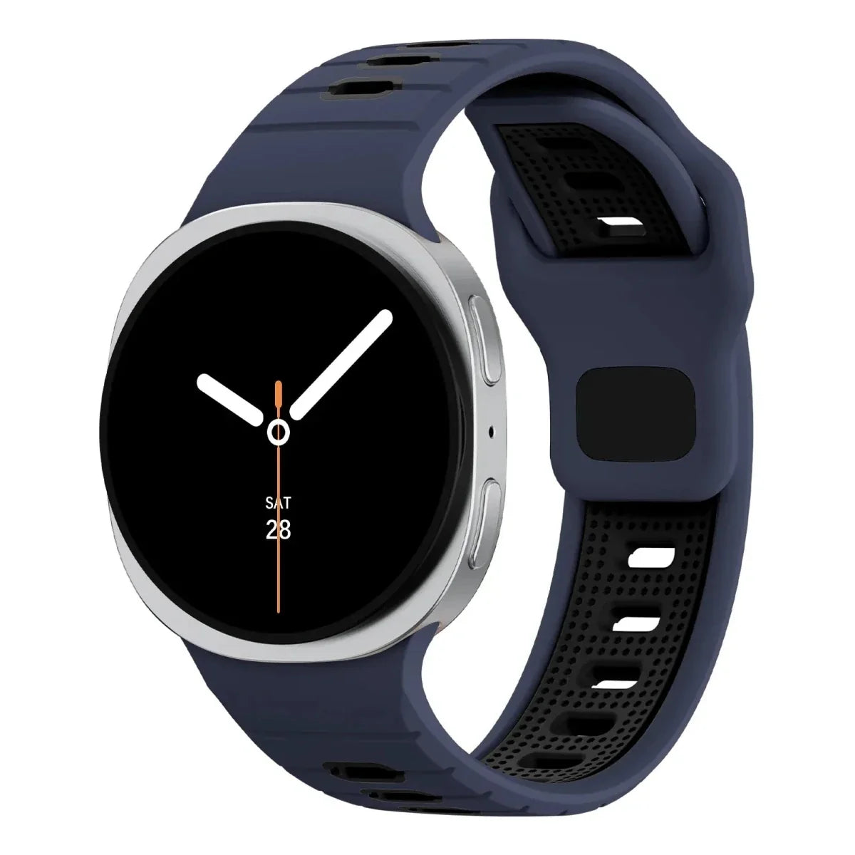 2 Tone Sports Band for Samsung Watch 8 - Blue Black