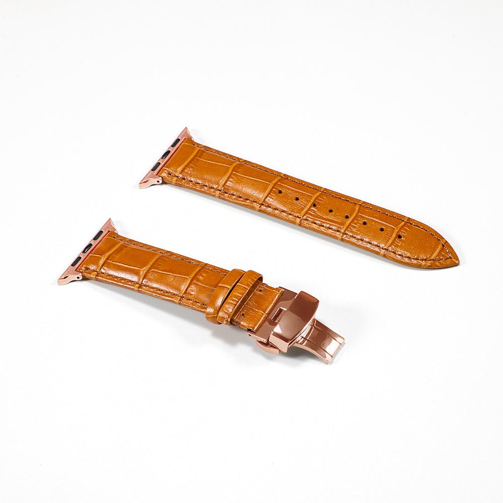 Soft Leather Watch Band - Brown