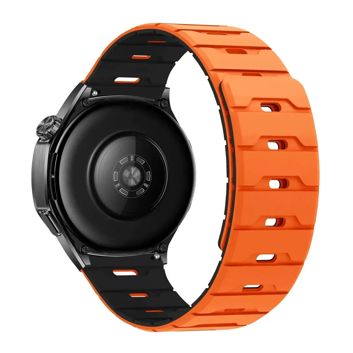 Magnetic Sports Band For Samsung Watch - Orange Black