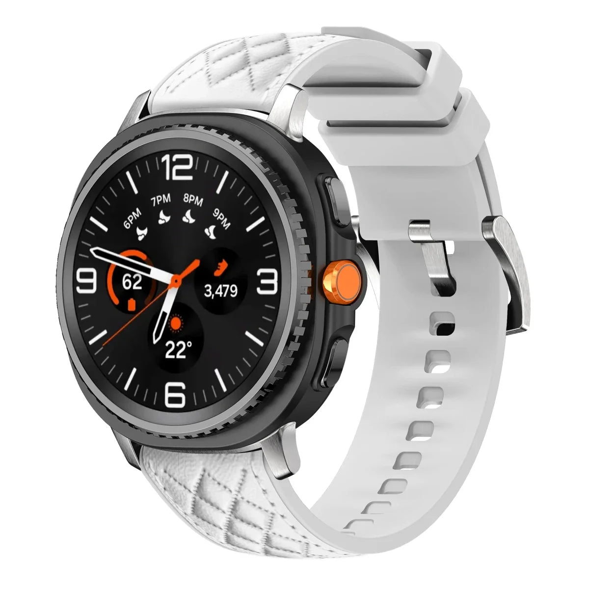 Quilted Leather Sports Band For Samsung Watch 8