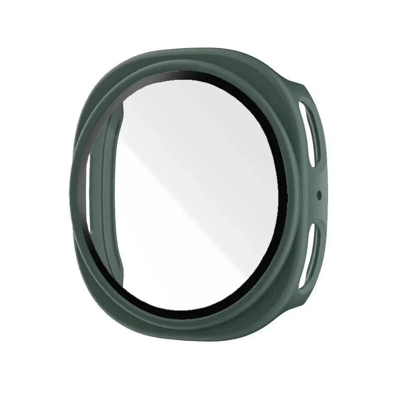 Tempered Glass Case For Samsung Watch 8 - Green