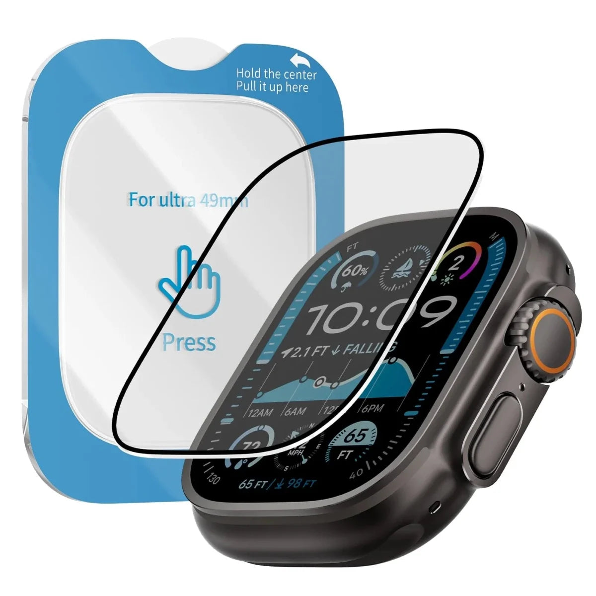 Tempered Glass Apple Watch Ultra Screen Protector