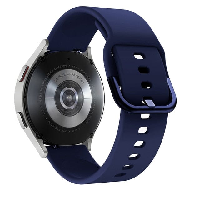 Silicone Sports Watch Band For Samsung - Midnight Blue