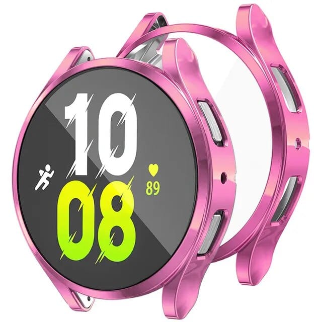 Screen Protector Watch Case For Samsung - Pink Gold