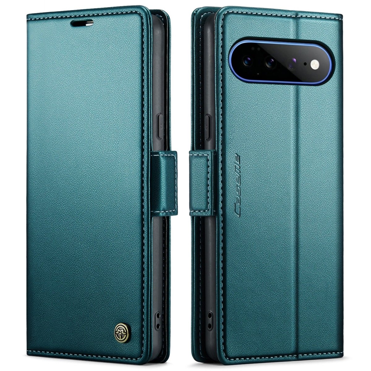 RFID Leather Card Holder Case For Google Pixel - Green