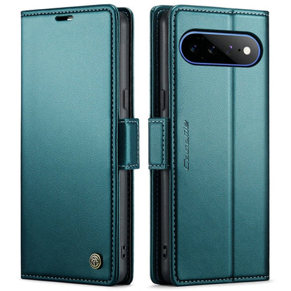 RFID Leather Card Holder Case For Google Pixel - Green