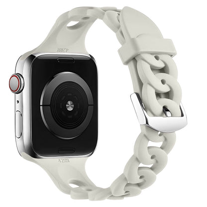 Silicone Chain Watch Band - Gray