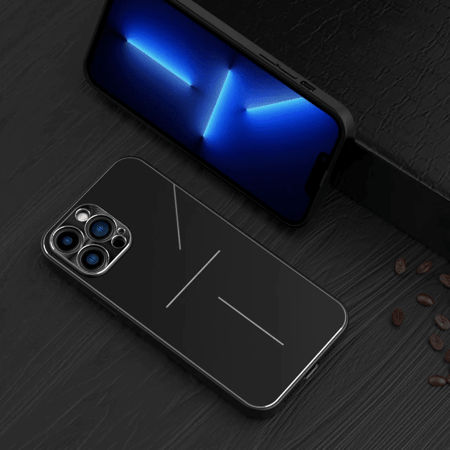 Scratch Proof Aluminum Phone Case - Black