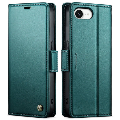 RFID Leather Card Holder Phone Case - Teal