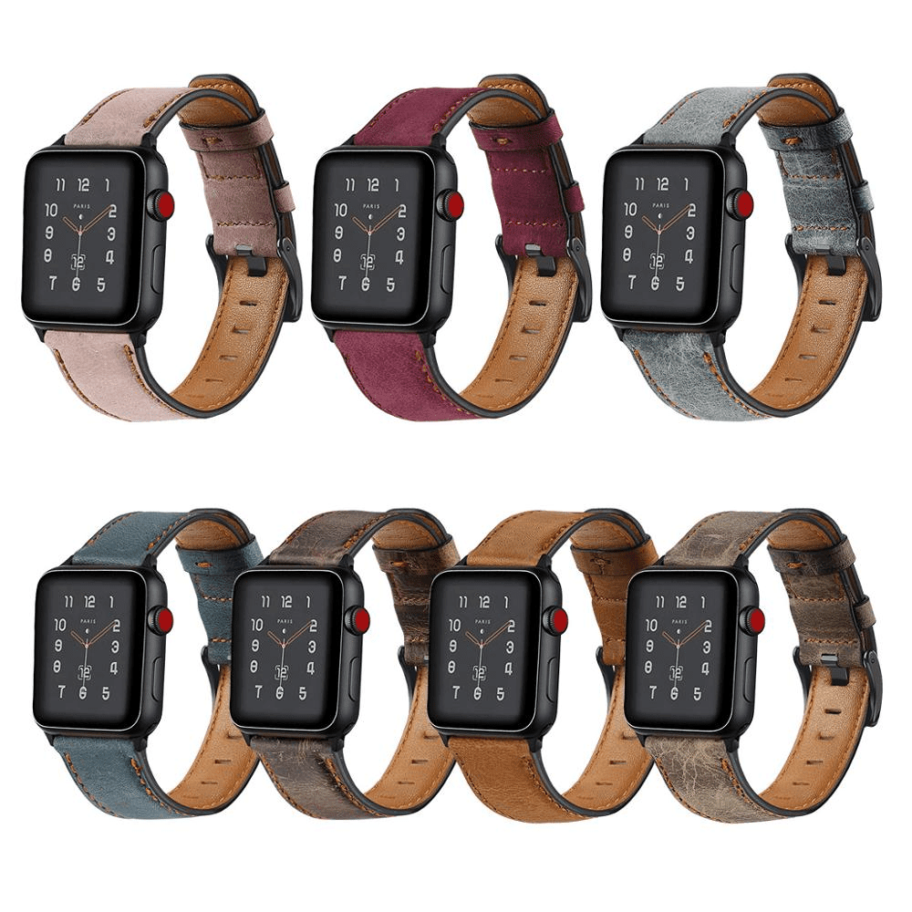 Cowhide Leather Watch Band