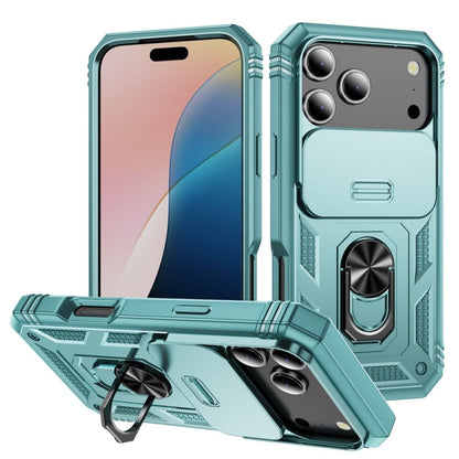 Heavy Duty Magnetic Phone Case With Camera Cover - Green
