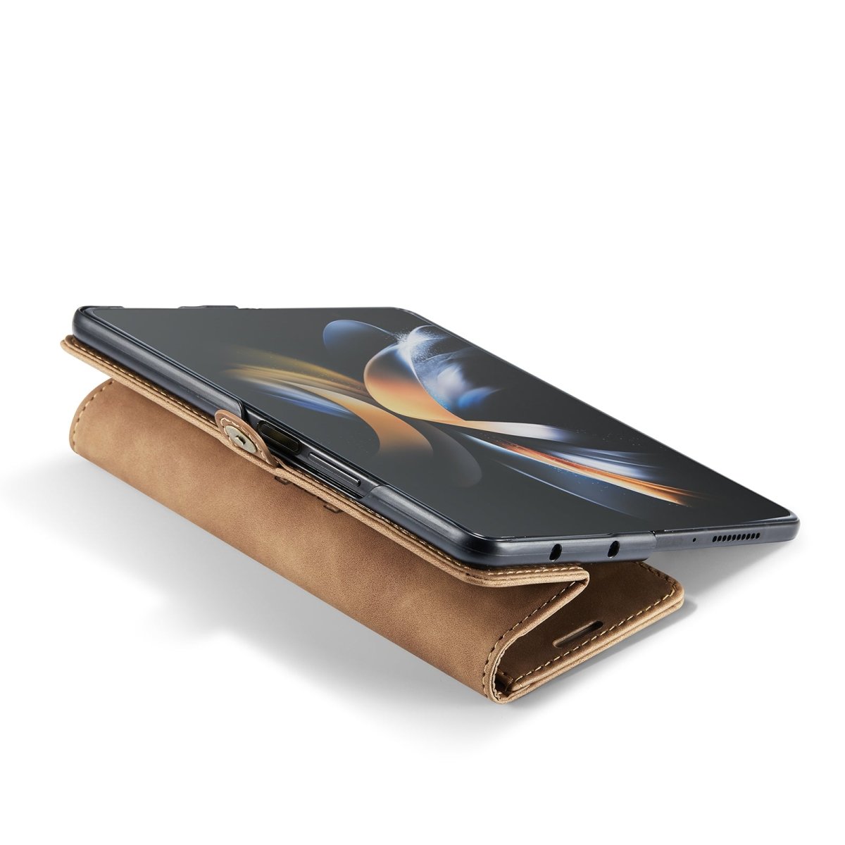 Slim Magnetic Leather Case For Samsung Galaxy