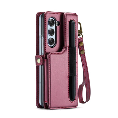 RFID Flip Leather Wallet Case For Samsung Z Fold 6