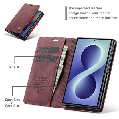 Slim Magnetic Leather Case For Samsung Galaxy