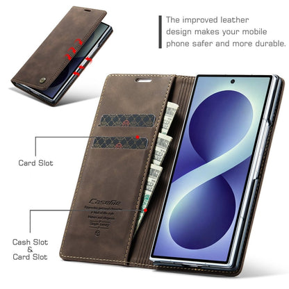Slim Magnetic Leather Case For Samsung Galaxy