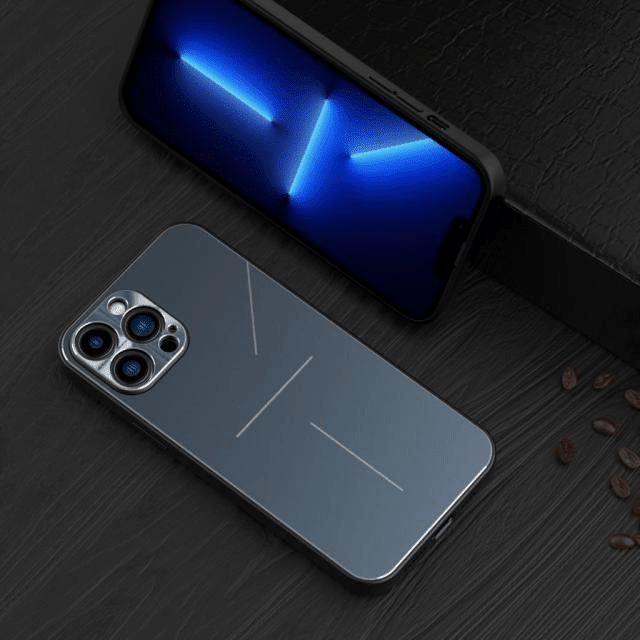 Scratch Proof Aluminum Phone Case - Blue