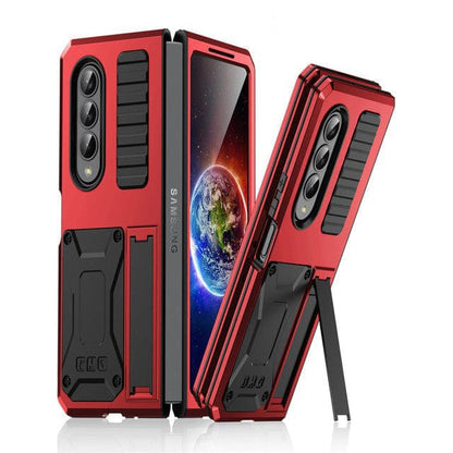 Heavy Duty Case with Kickstand For Samsung Z Fold 4 (5G) - Red