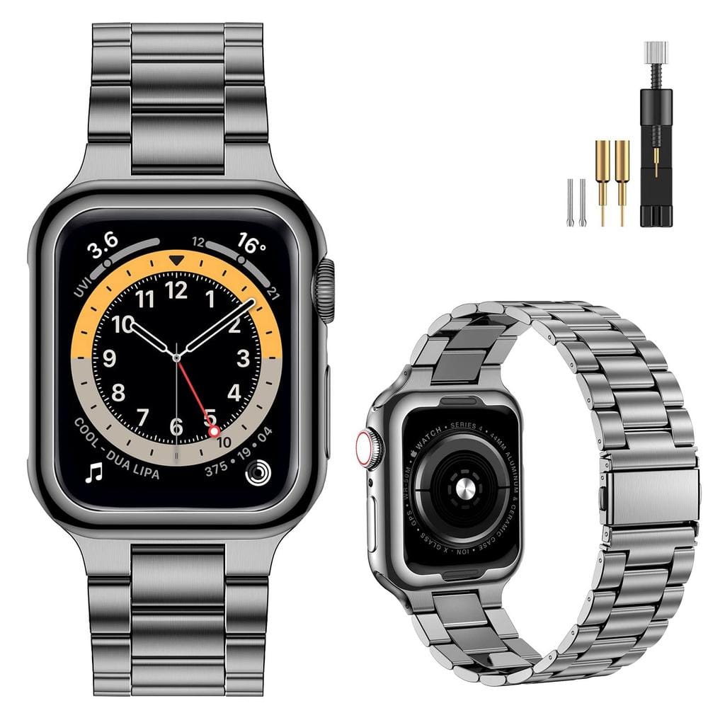 Stainless Steel Watch Band - Gray
