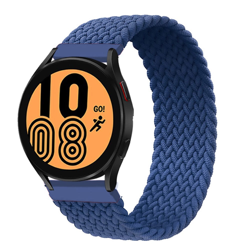 Braided Solo Loop Watch Band For Samsung - Blue