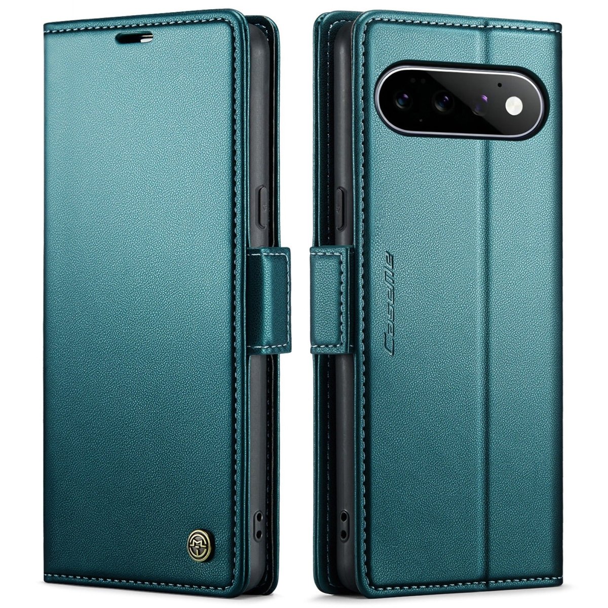 RFID Leather Card Holder Case For Google Pixel - Green