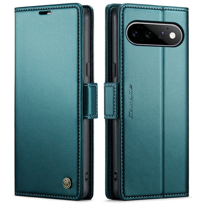 RFID Leather Card Holder Case For Google Pixel - Green