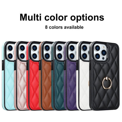 Classic Leather Phone Case With Ring Grip