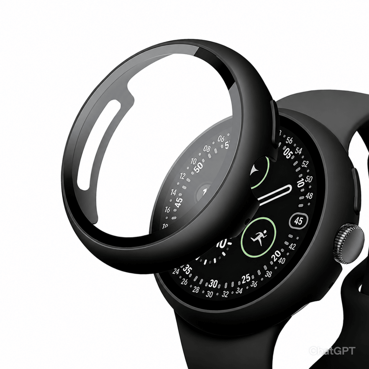 Tempered Glass Case For Google Pixel Watch