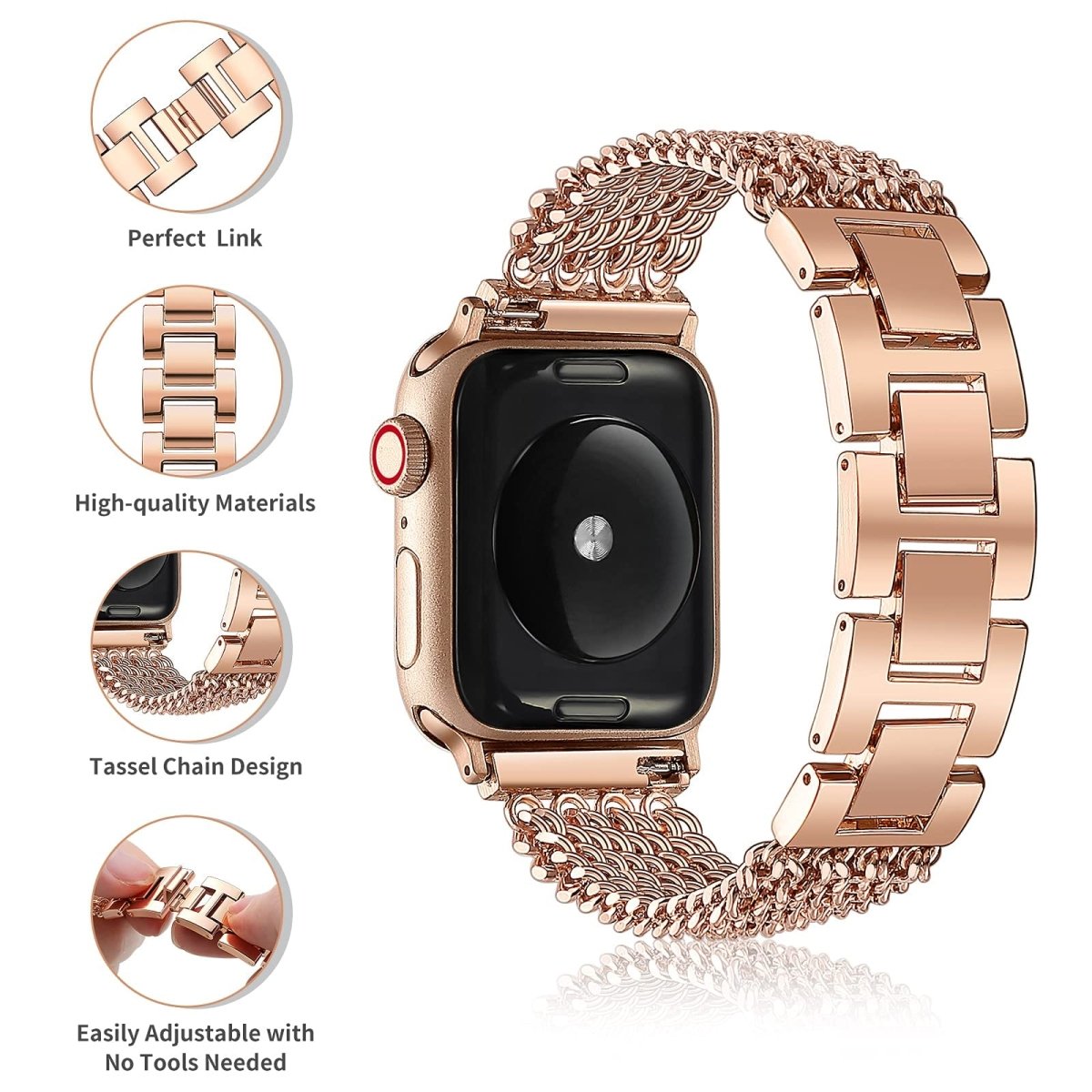 Chain Stainless Steel Watch Band