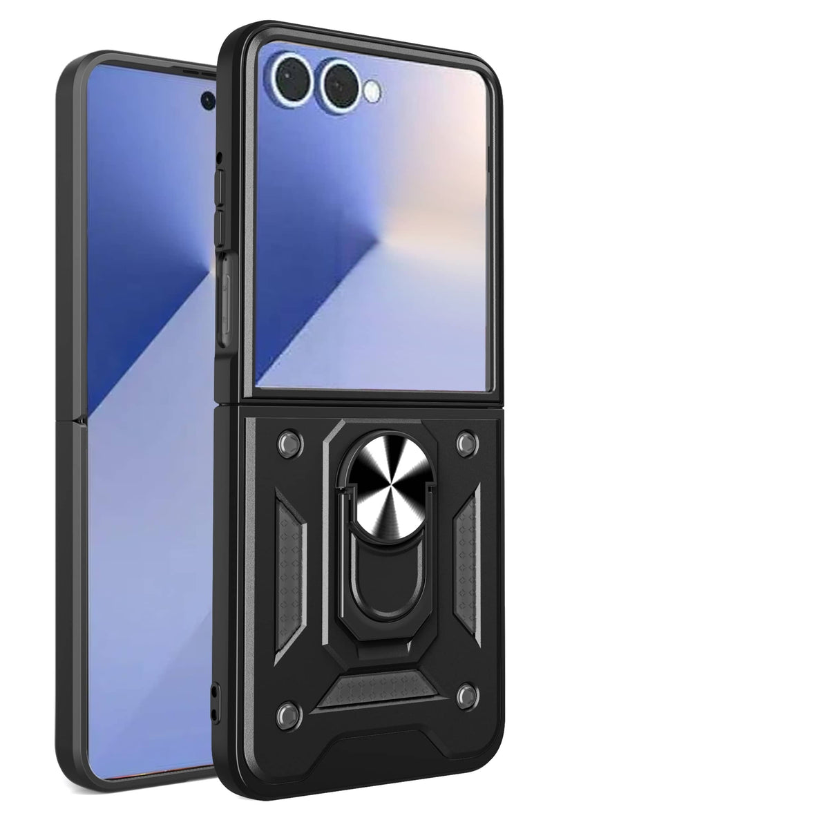 Magnetic Shockproof Case For Samsung Z FLIP - Black