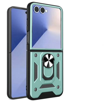 Magnetic Shockproof Case For Samsung Z FLIP - Midnight Green