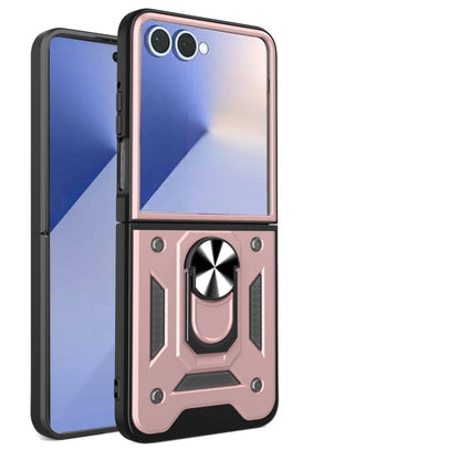 Magnetic Shockproof Case For Samsung Z FLIP - Rose Gold