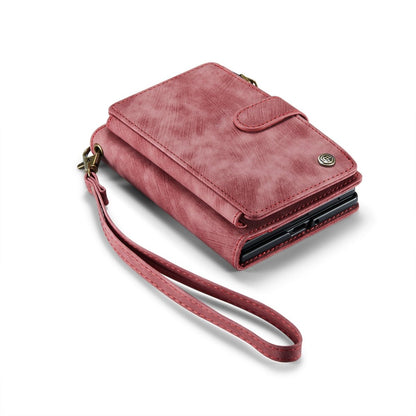 Zipper Leather Wallet Case For Samsung Z Fold