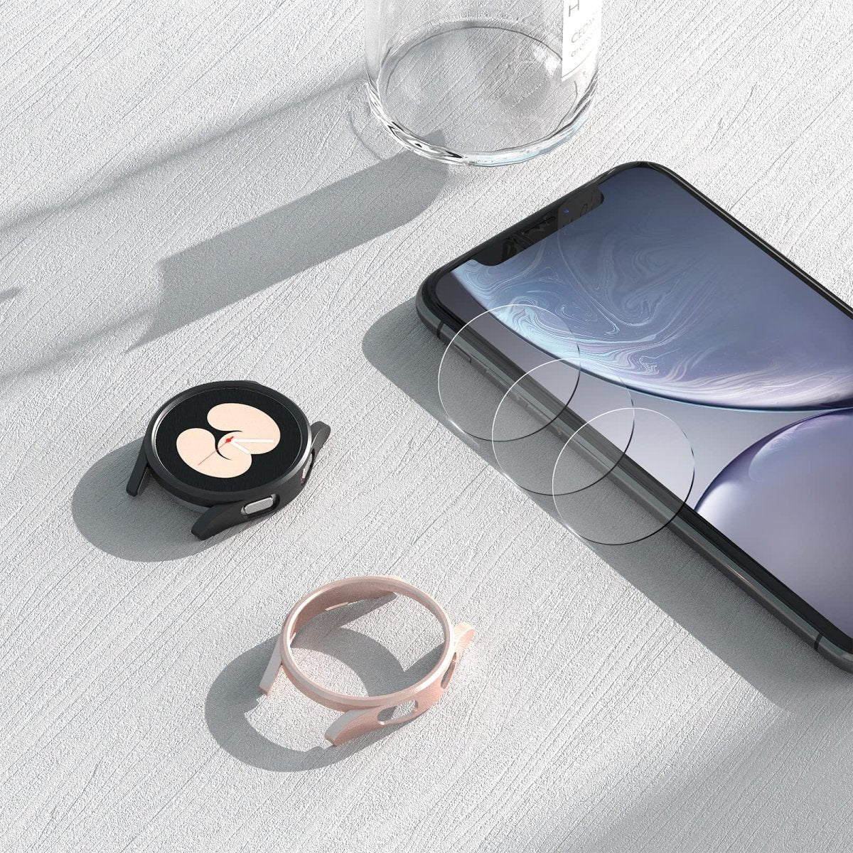 Tempered Glass Watch Case For Samsung