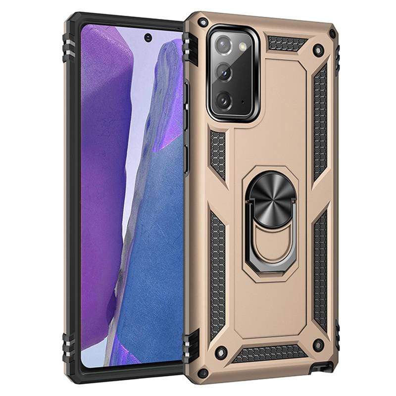 Magnetic Shockproof Case For Samsung Galaxy S - Gold