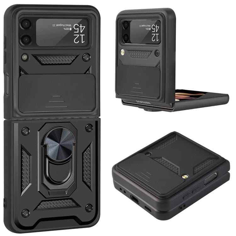 Magnetic Shockproof Case For Samsung Z FLIP - Black