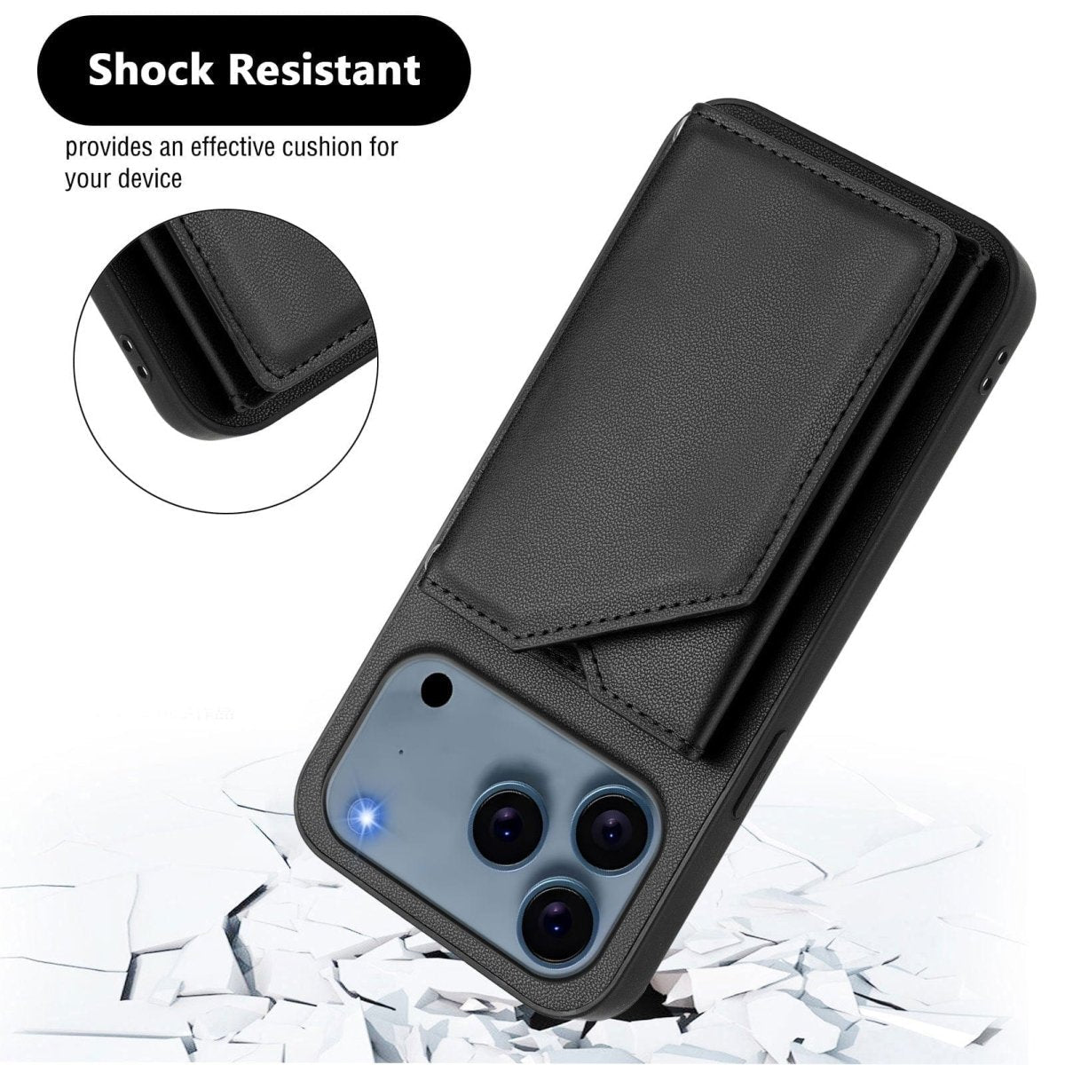 Crossbody Leather Wallet Phone Case
