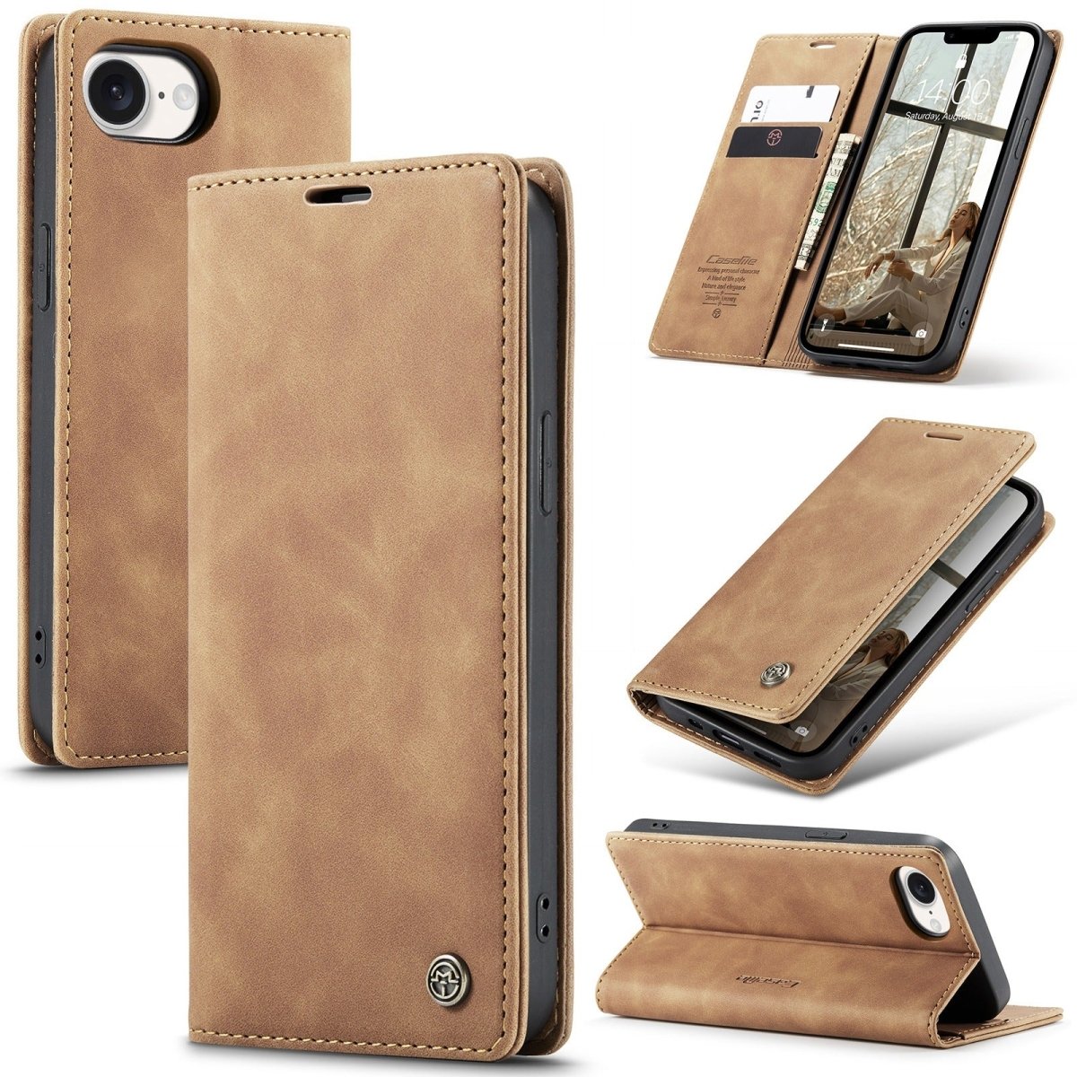 Leather Phone Wallet Case
