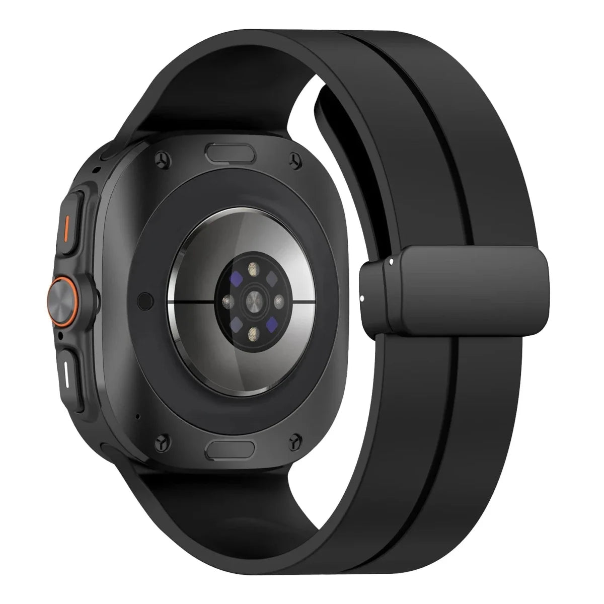 Magnetic Silicone Sports Watch Band For Samsung Watch 7 Ultra