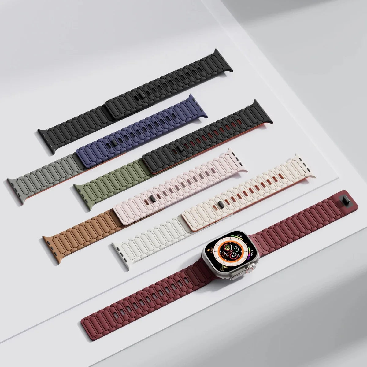 Silicone Magnetic Loop Watch Band
