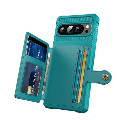 Magnetic Leather Wallet Case For Google Pixel