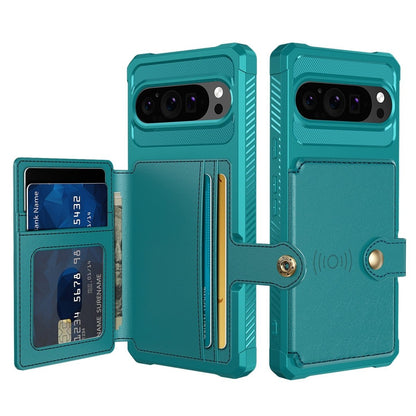 Magnetic Leather Wallet Case For Google Pixel