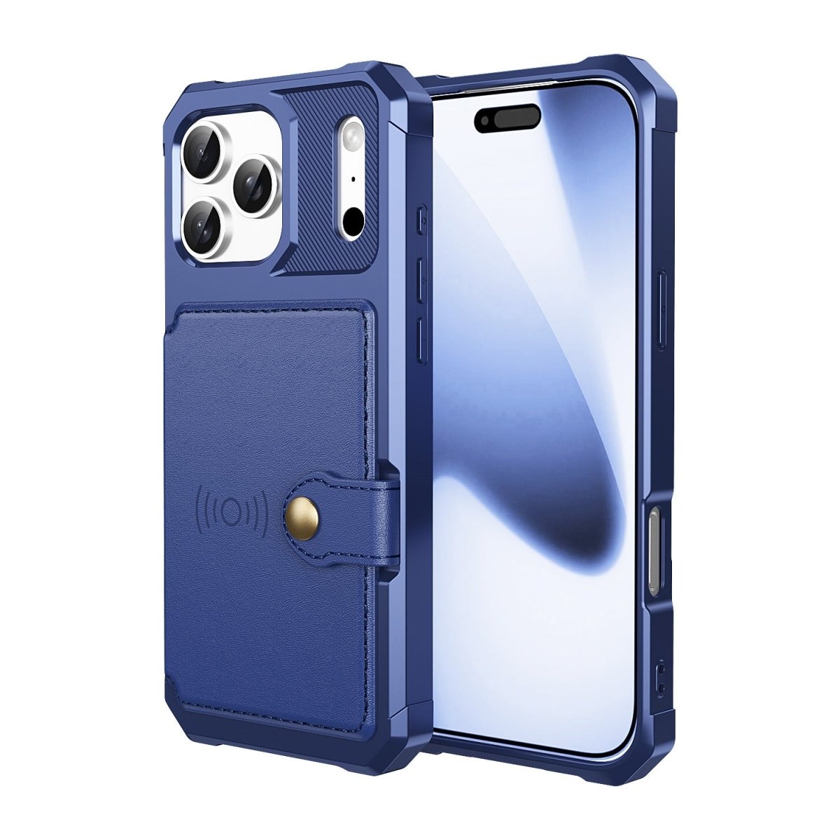 Magnetic Leather Phone Wallet Case