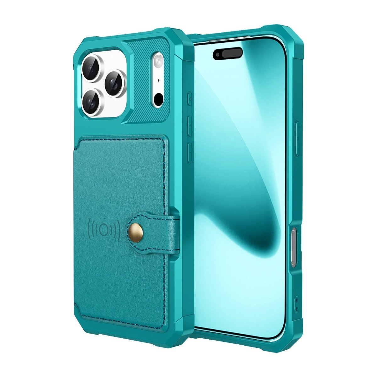 Magnetic Leather Phone Wallet Case