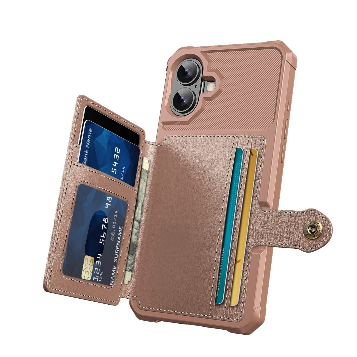 Magnetic Leather Phone Wallet Case