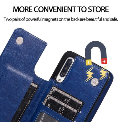Leather Wallet Case For Samsung Galaxy S