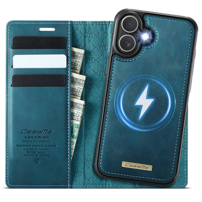 RFID Detachable Leather Card Holder Phone Case - Teal