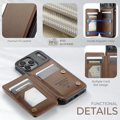 RFID Flip Leather Wallet Phone Case