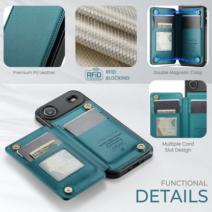 RFID Flip Leather Wallet Phone Case